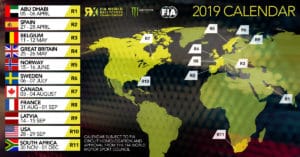Calendrier 2019 RX